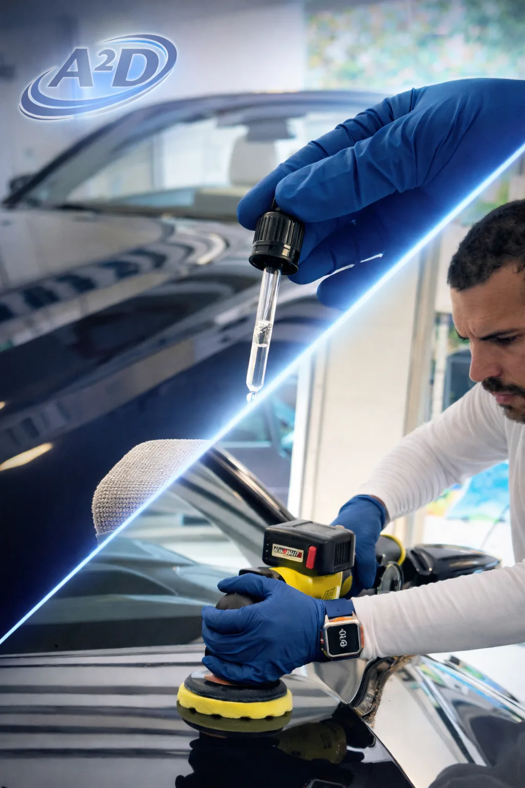 Ceramic coating Houston - paint prep and coating application