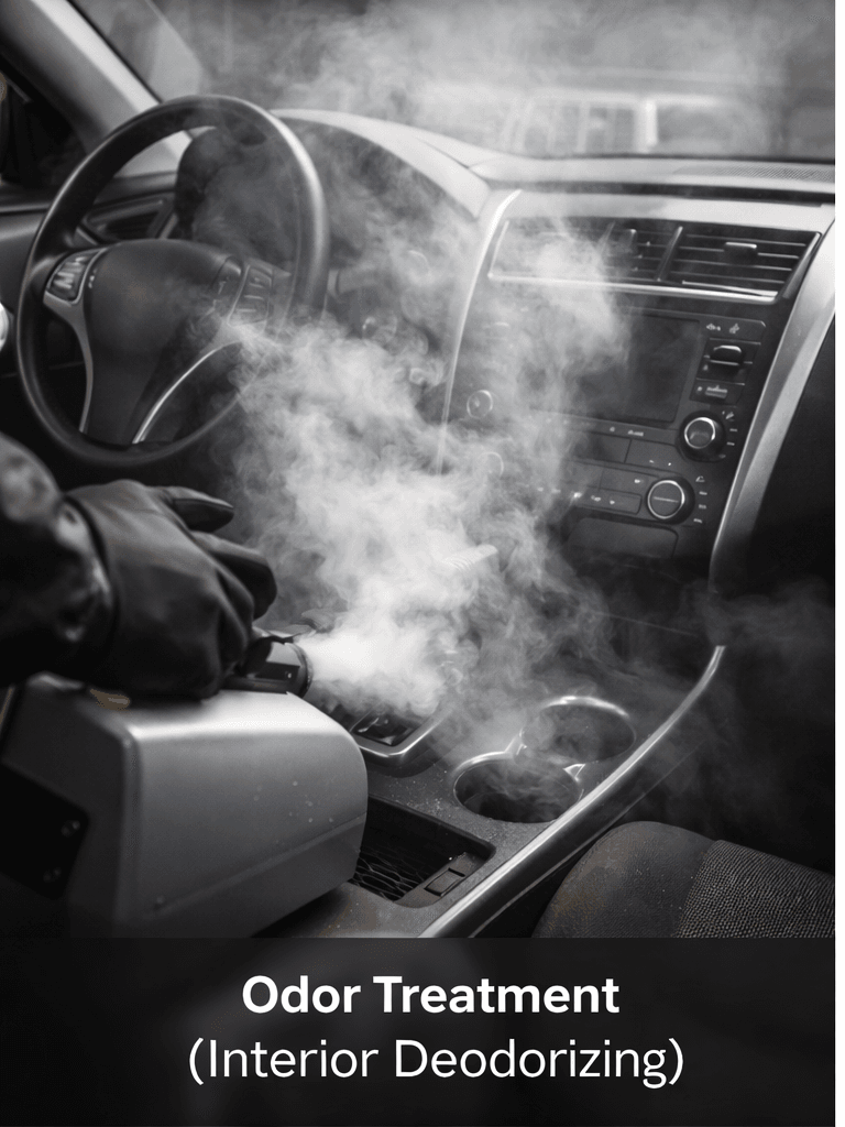 mobile full detail houston with Interior steam cleaning