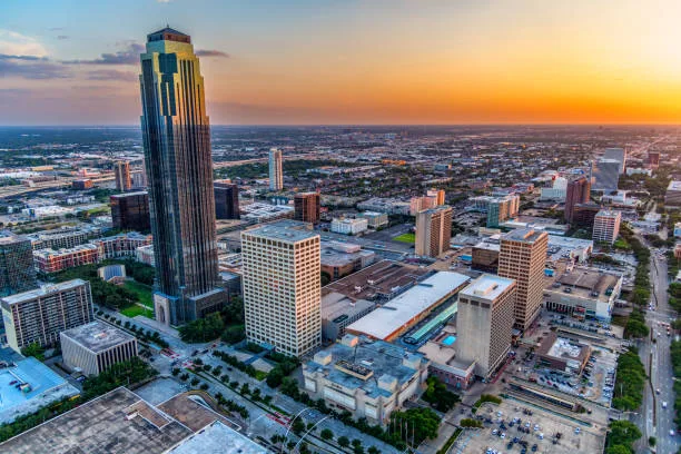 aerial view of the Uptown / Galleria area in Houston, Texas