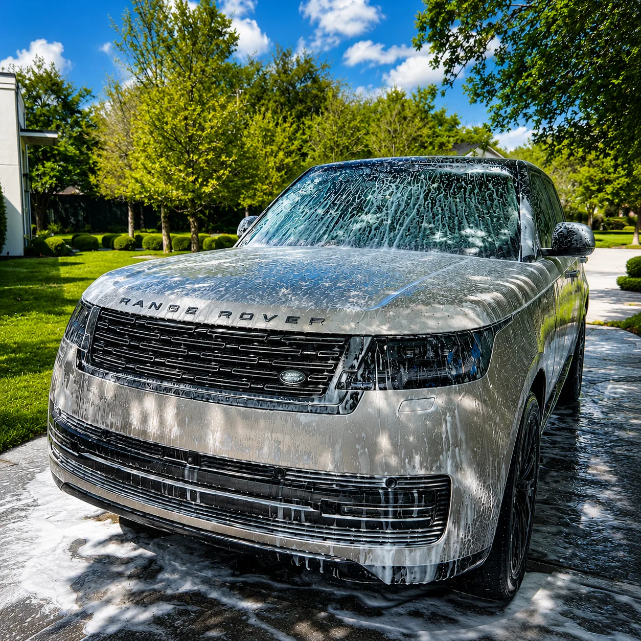 Exterior detailing Houston with hand wash and paint-safe finish Exterior detailing Houston with hand wash and paint-safe finish